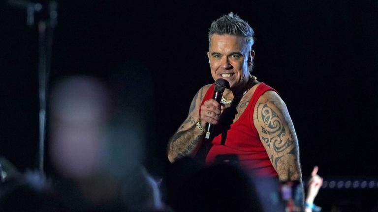 Robbie Williams gibt bisher "intimstes" Konzert