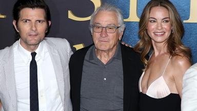 Robert De Niro, Adam Scott und Michellle Monaghan bei der Premiere von "Der Kinderflüsterer" in New York