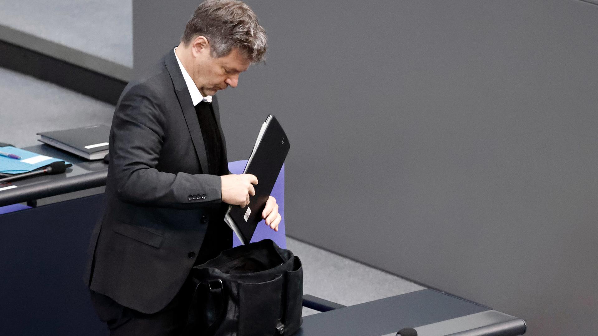 Robert Habeck (Bündnis 90/Die Grünen), Bundesminister für Wirtschaft und Klimaschutz, Archivbild