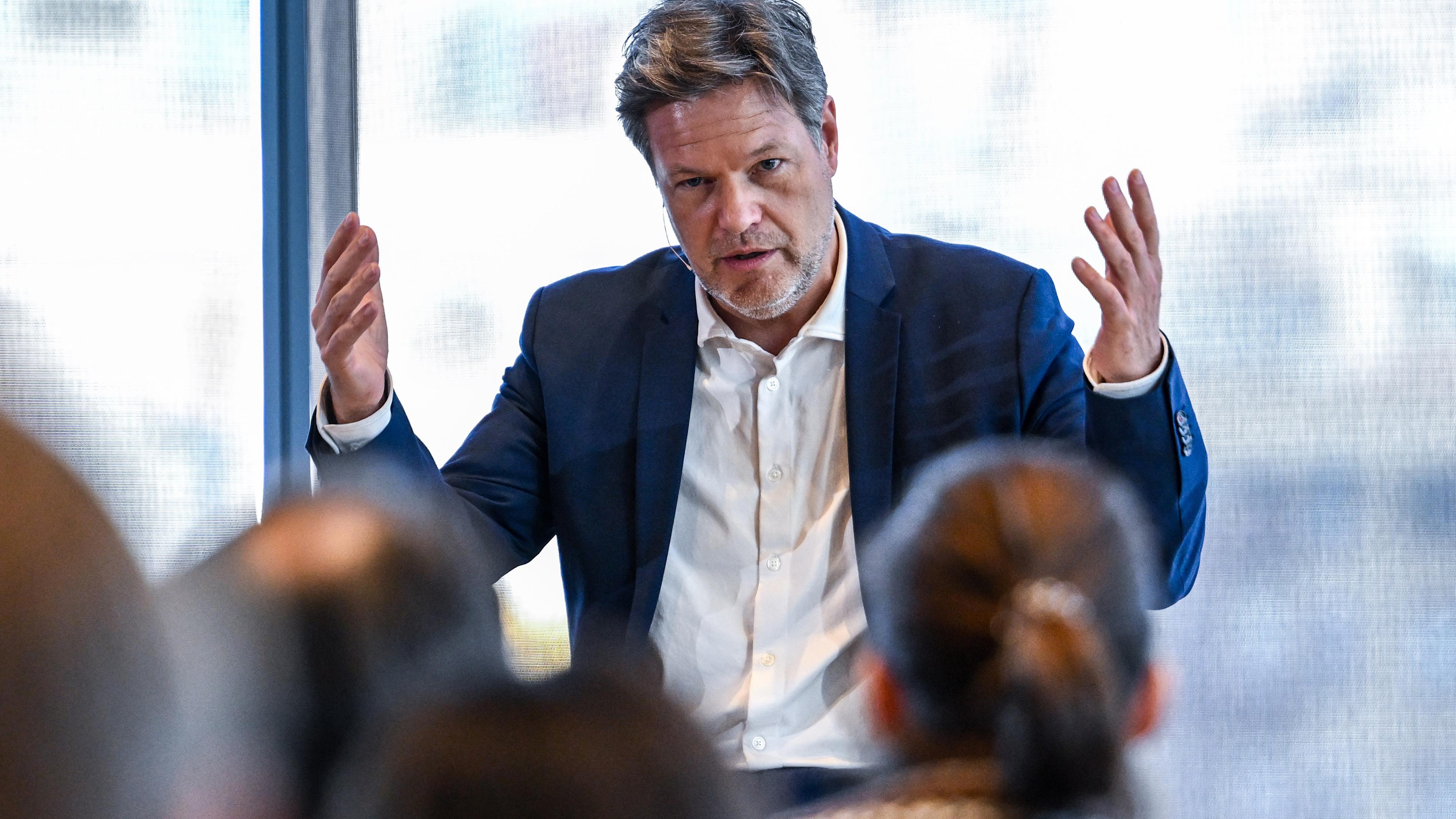 Bundeswirtschaftsminister und Vize-Kanzler Robert Habeck (Grüne in der USA