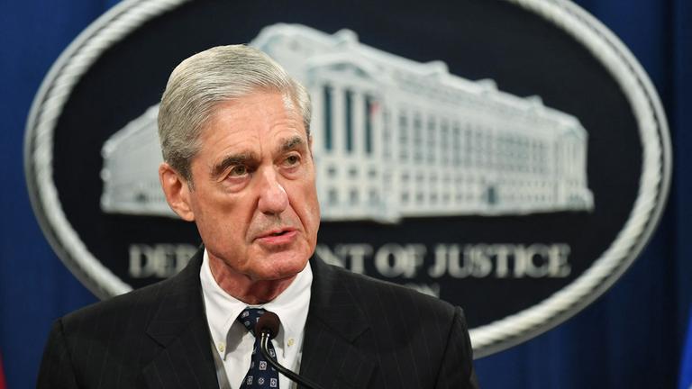 Robert Mueller, Direktor des FBI, spricht im US-Justizministerium in Washington DC am 29. Mai 2019.