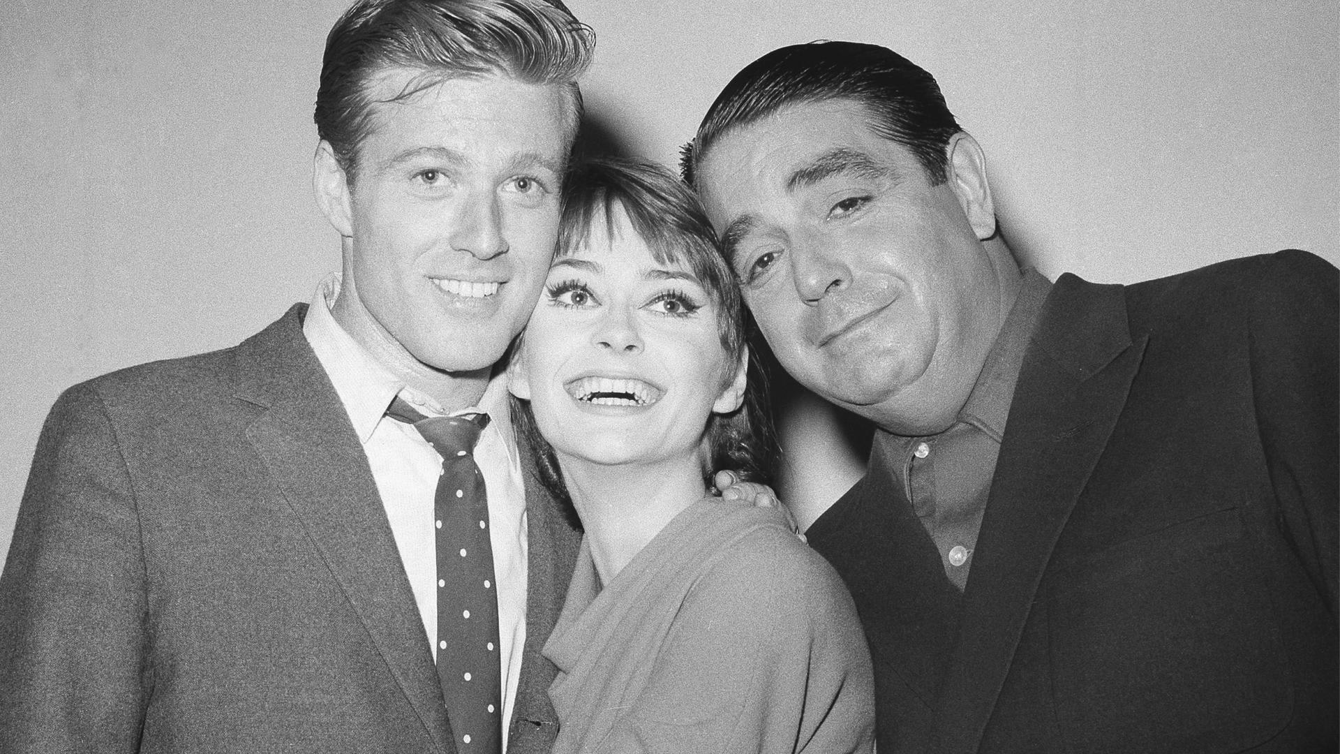 Robert Redford, Elizabeth Ashley und Kurt Kaznar 1963 in "Barfuß im Park"
