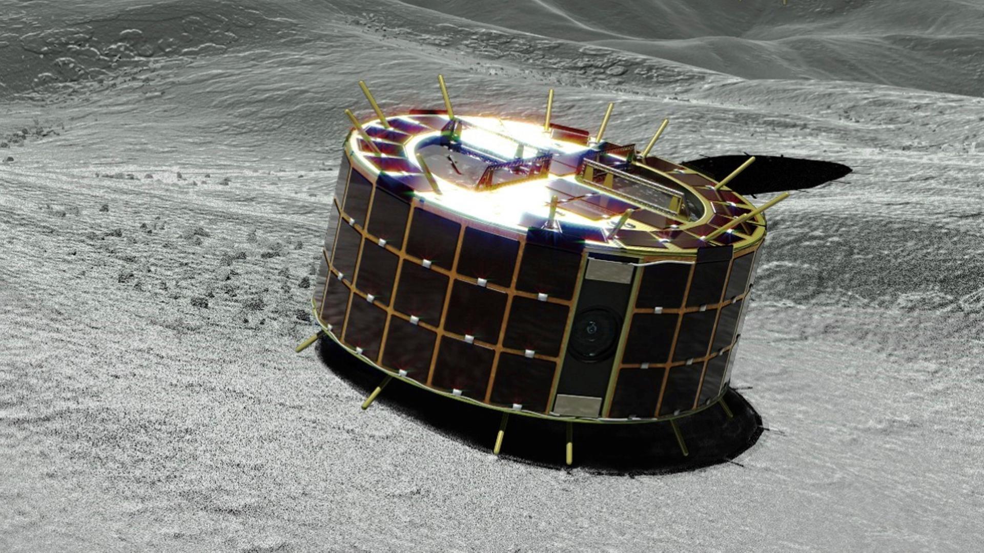 Roboter-Kundschafter der Raumsonde "Hayabusa 2"