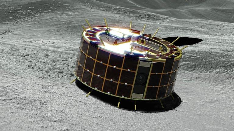 Roboter-Kundschafter der Raumsonde "Hayabusa 2"