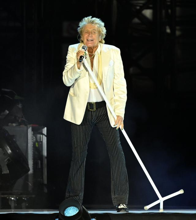 Rod Stewart auf der Bühne