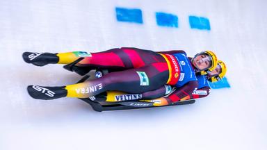 Jessica Degenhardt/Cheyenne (Deutschland) fährt durch den Kanal. 