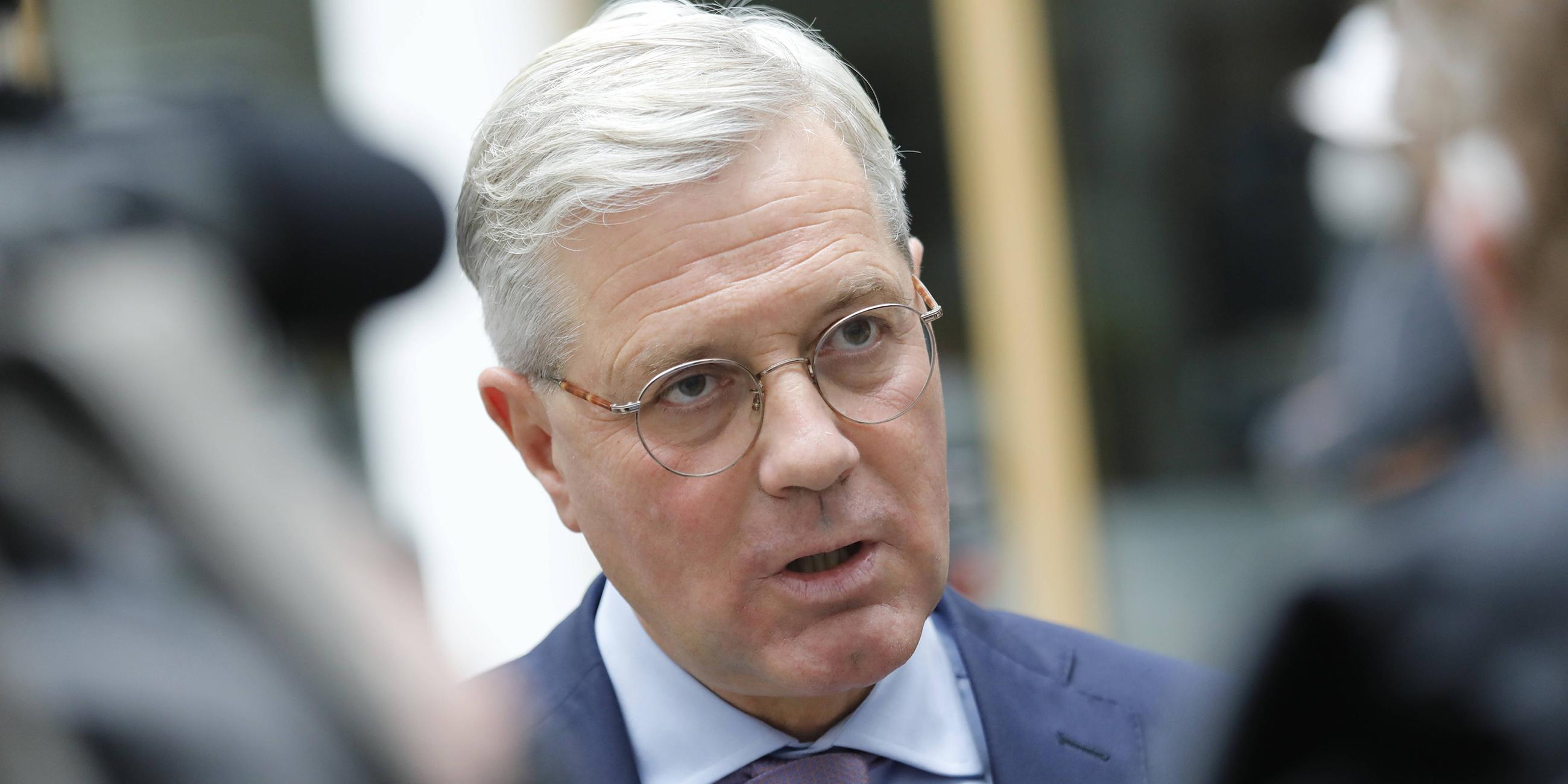 Norbert Röttgen beim Interview