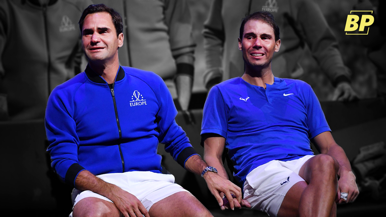 Roger Federer und Rafael Nadal