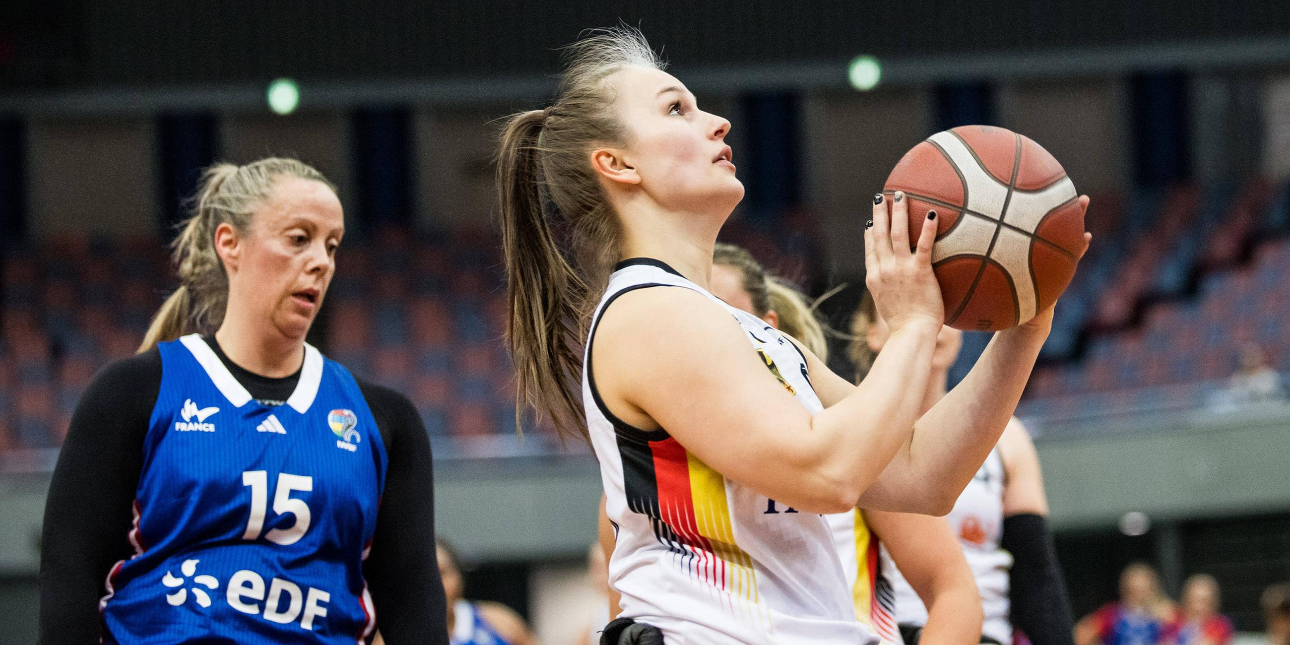 Lisa Bergenthal (Deutschland) in Aktion.