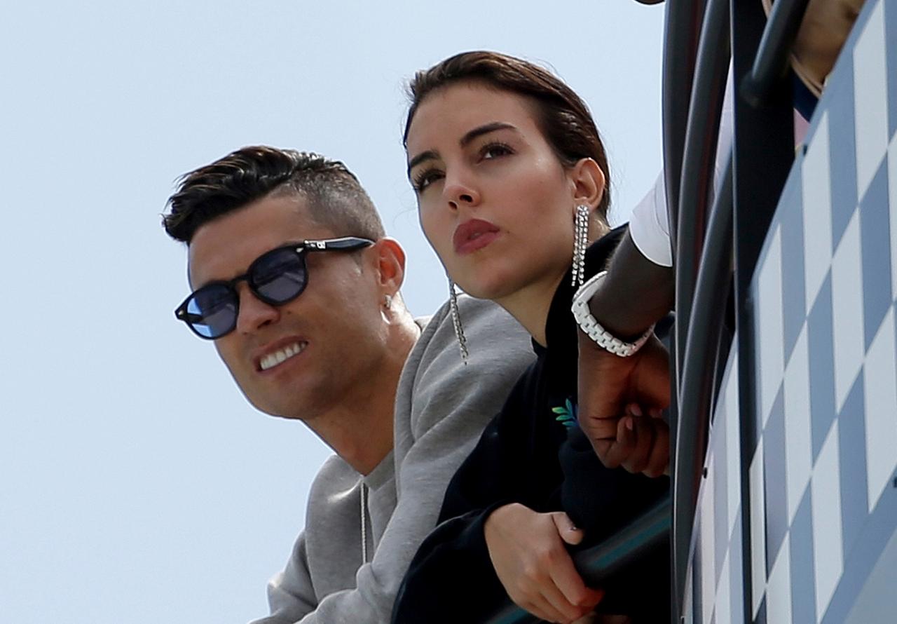 Fussballer Cristiano Ronaldo und Georgina Rodriguez