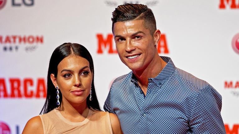 Ronaldo mit seiner Frau Georgina