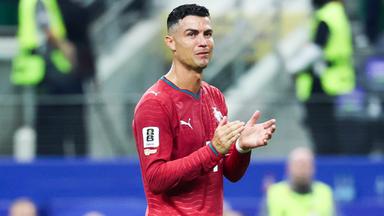 Ronaldo weinend nach seinem Ausscheiden.