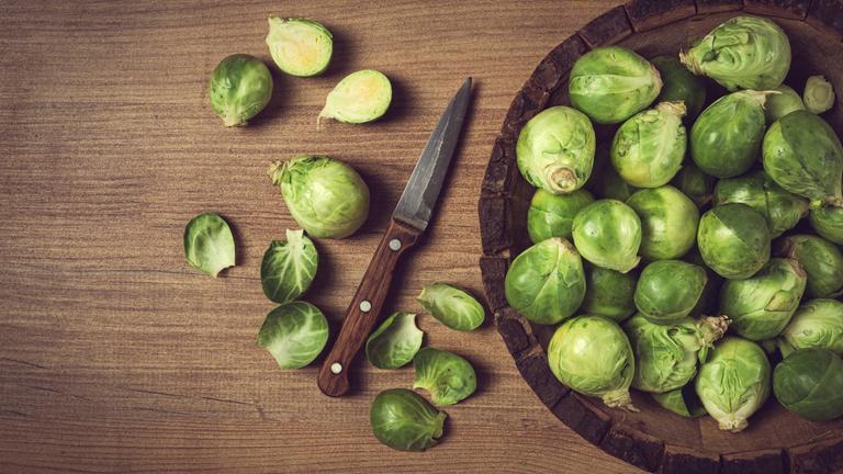 Rosenkohl - gefüllt als Praline und als Bruscetta