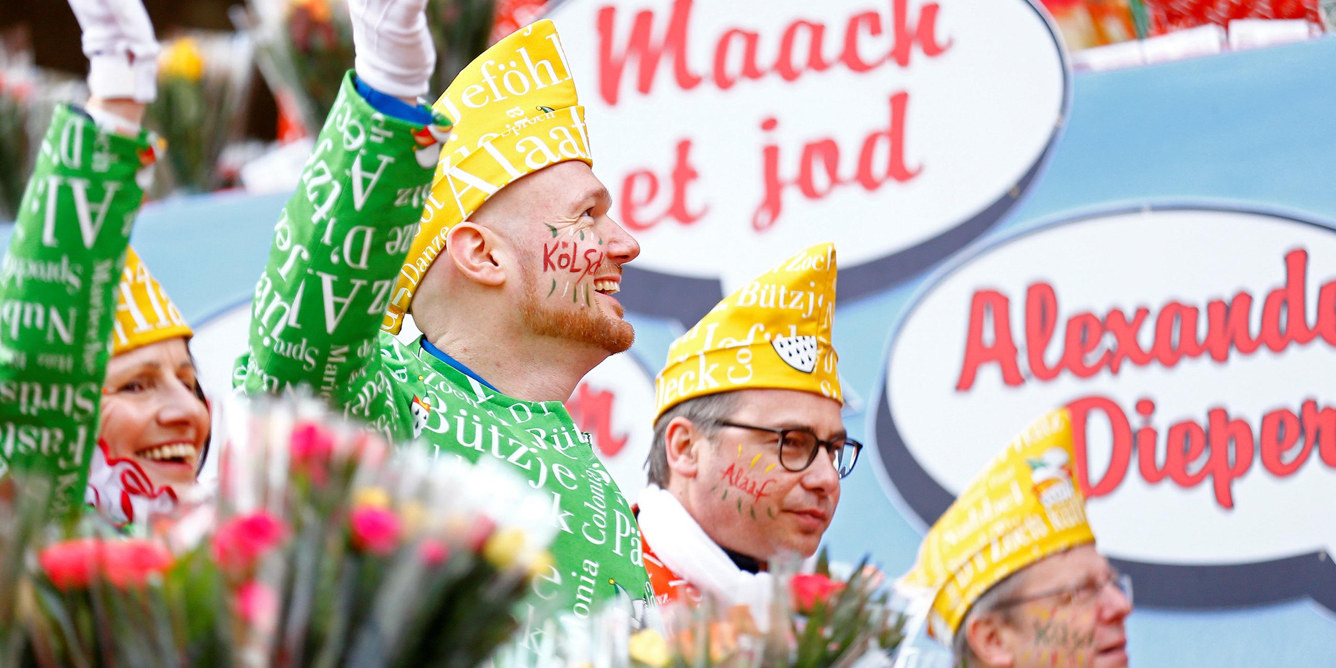 Rosenmontag in Köln: Alexander Gerst