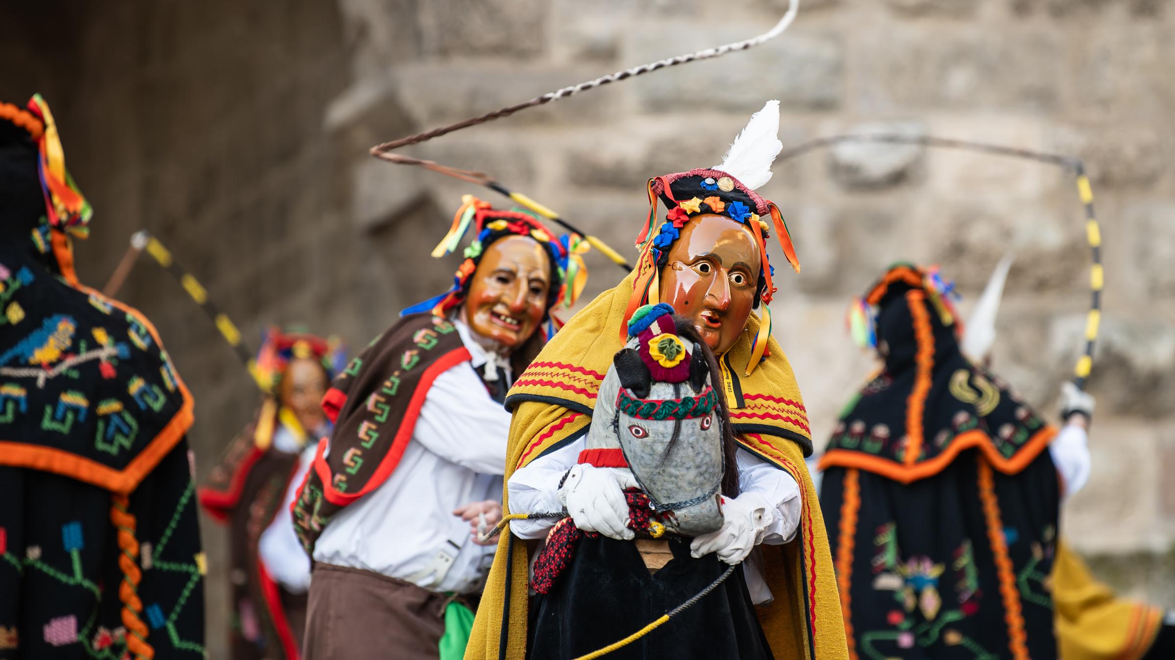 Rottweil feiert mit dem Narrensprung einen der Höhepunkte der der schwäbisch-alemannischen Fastnacht 