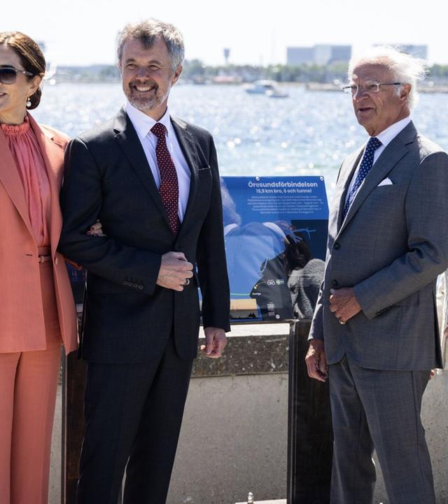 Dänische und Schwedische Royals feiern 25 Jahre Öresundbrücke