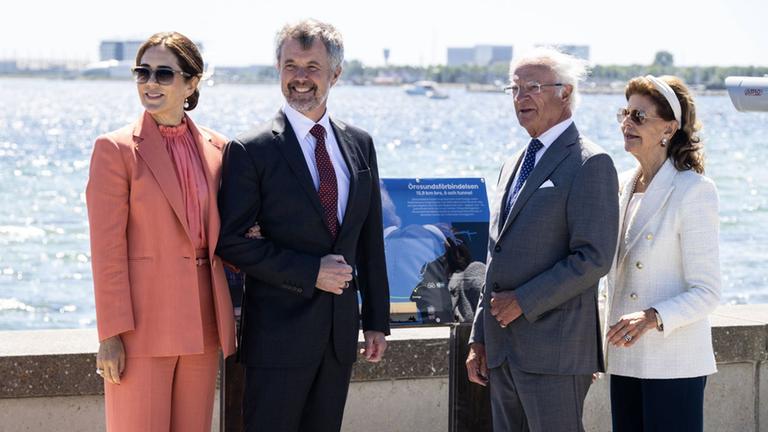Dänische und Schwedische Royals feiern 25 Jahre Öresundbrücke