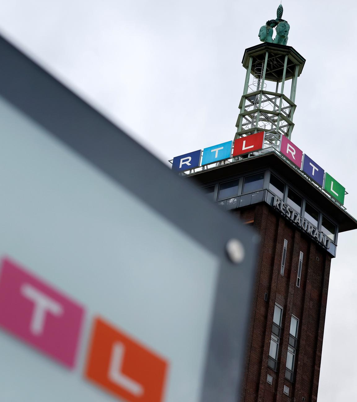 Der Hauptsitz des TV-Sender RTL am Picassoplatz in Köln Deutz.