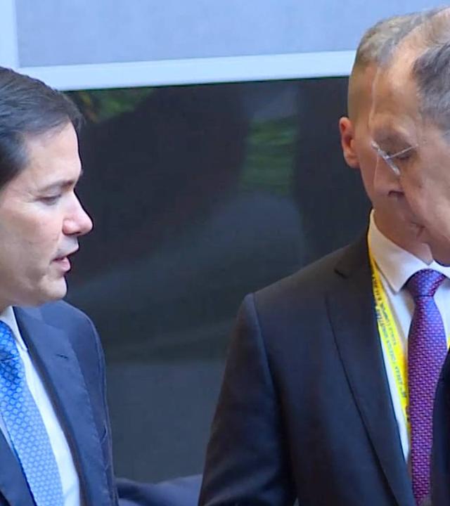 Marco Rubio und Sergej Lawrow