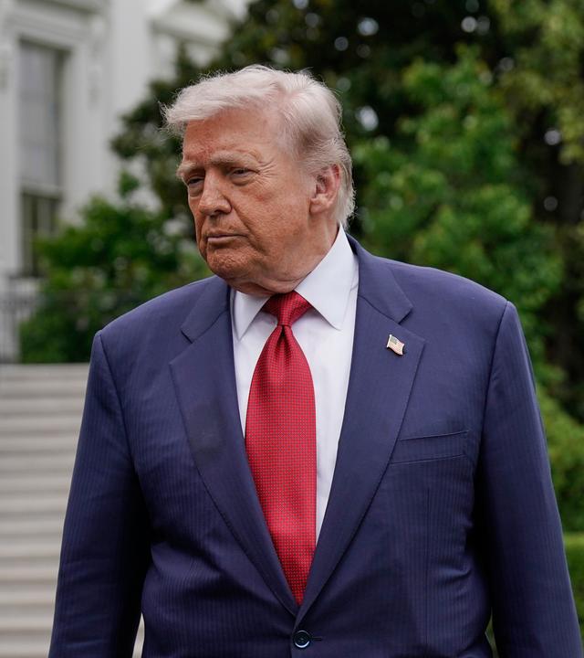 Donald Trump in Washington Anfang des Monats