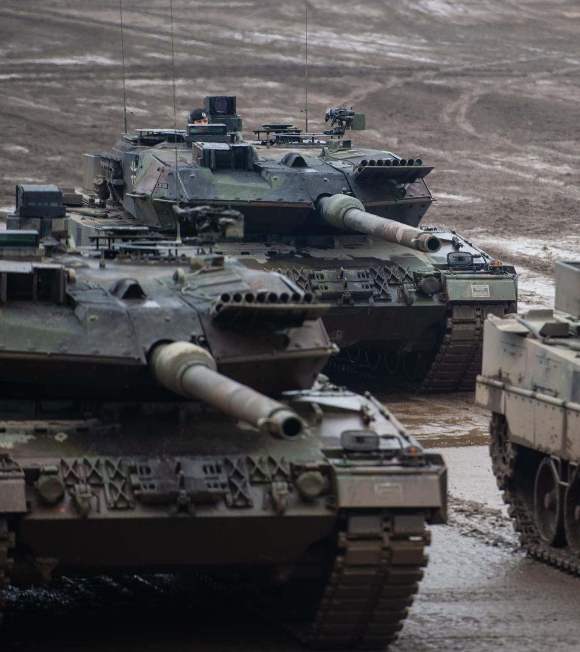 Panzer des Typs Leopard 