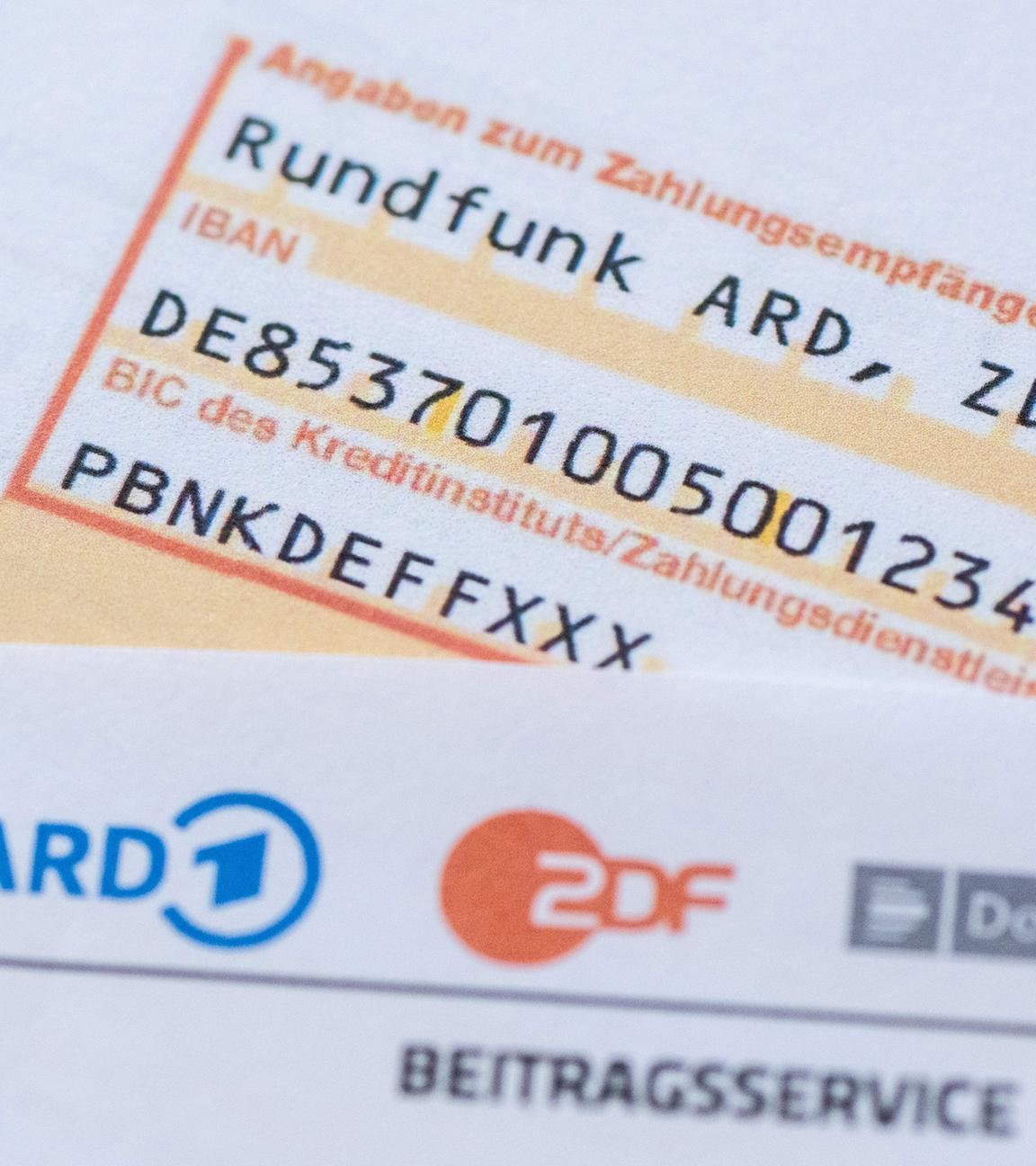 Rundfunkbeitrag, Zahlungsbeleg