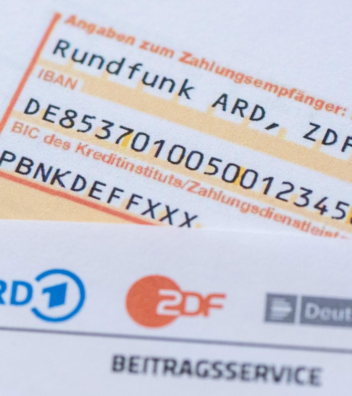 Runfunkbeitrag Formular Dienstleistung