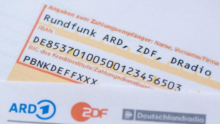 Runfunkbeitrag Formular Dienstleistung