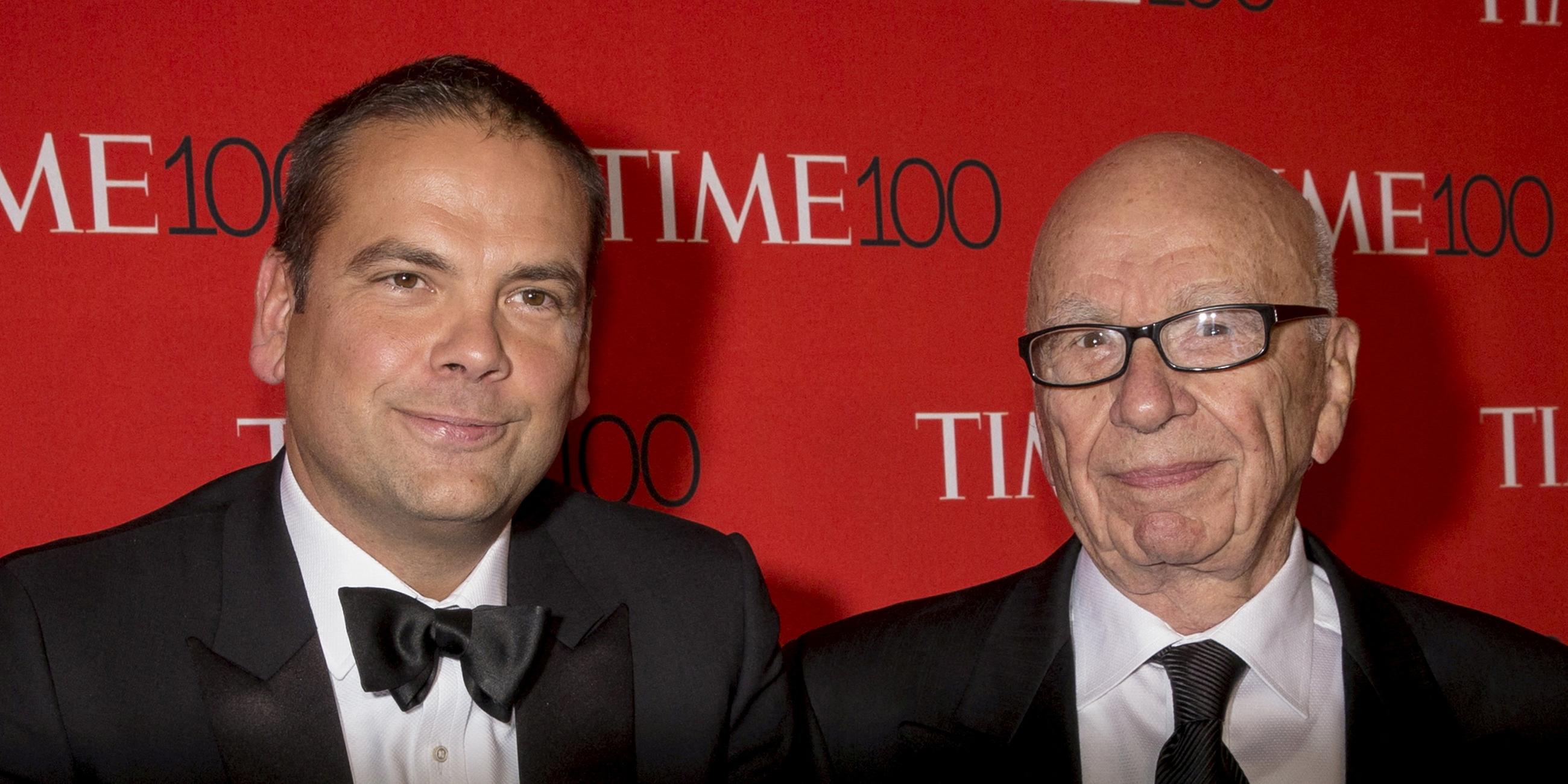 Rupert Murdoch und Lachlan Murdoch