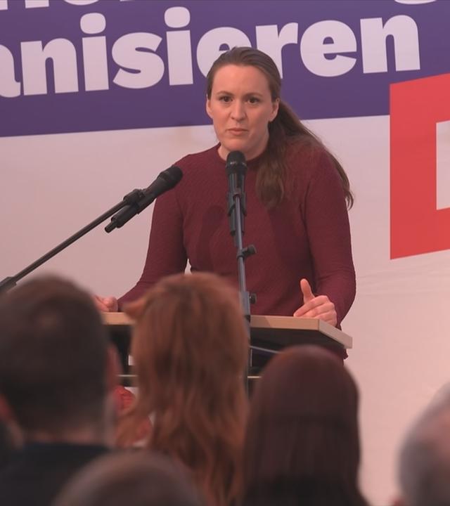 Rebecca Ruppert von der Linken mit einer Reaktion zur Landtagswahl in Rheinland-Pfalz.