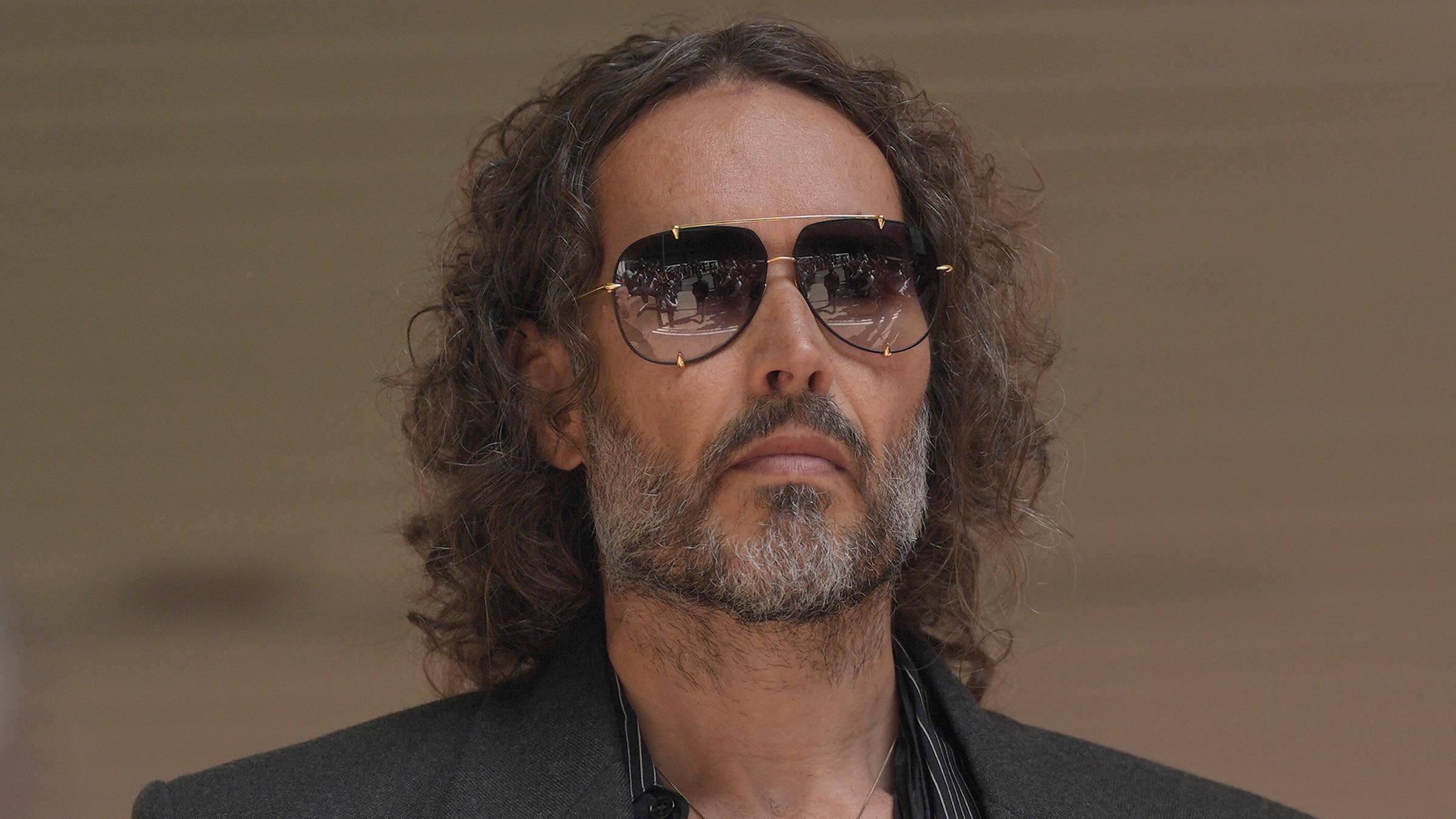Der britische Komiker Russel Brand in London. (Archiv)