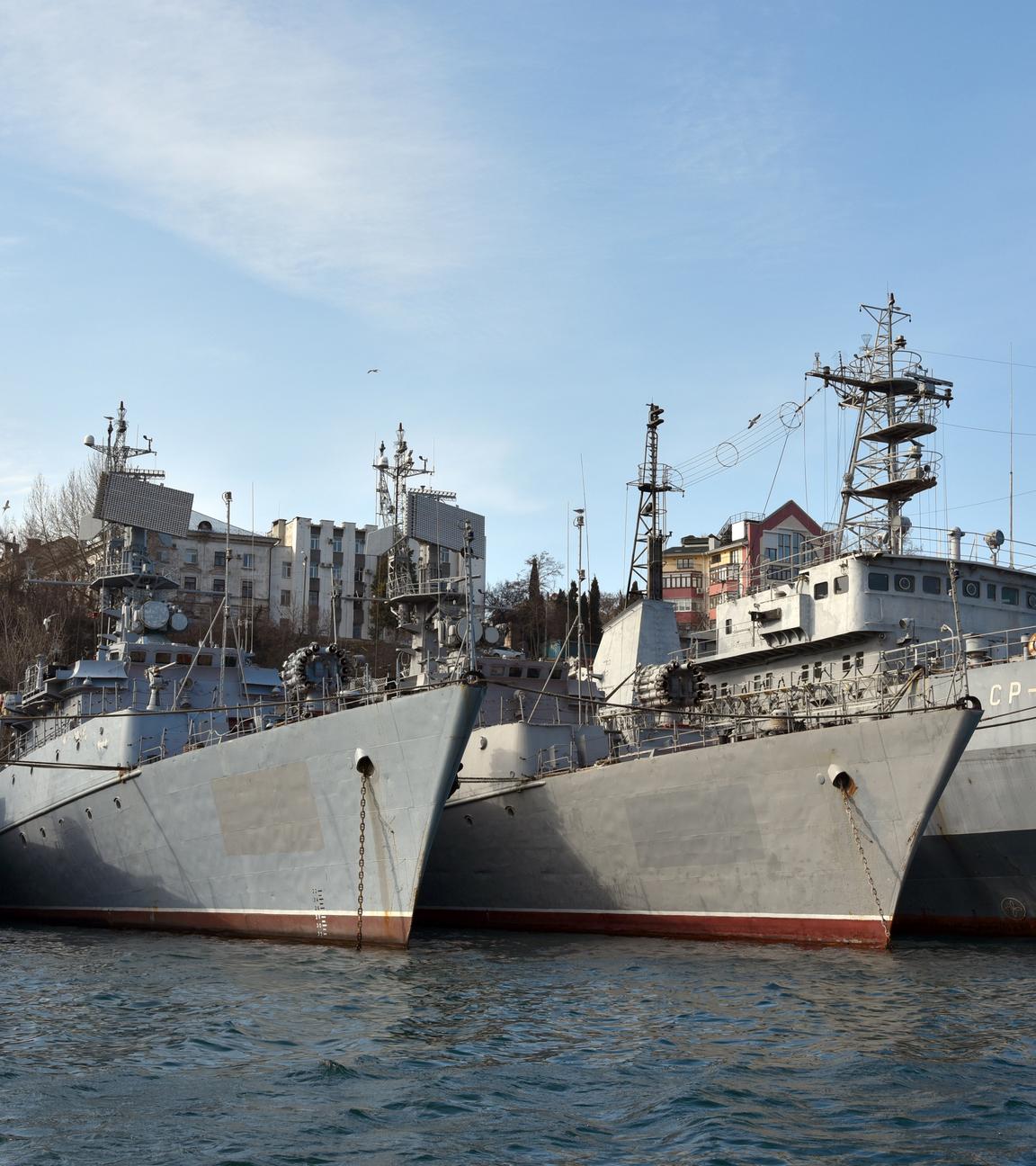 Russische Kriegsschiffe