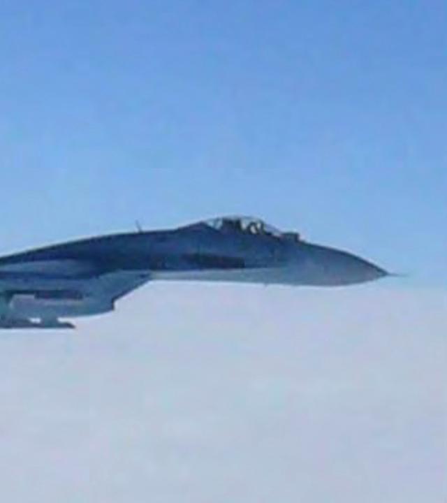 Russisches Kampfjet Suchoi SU-27