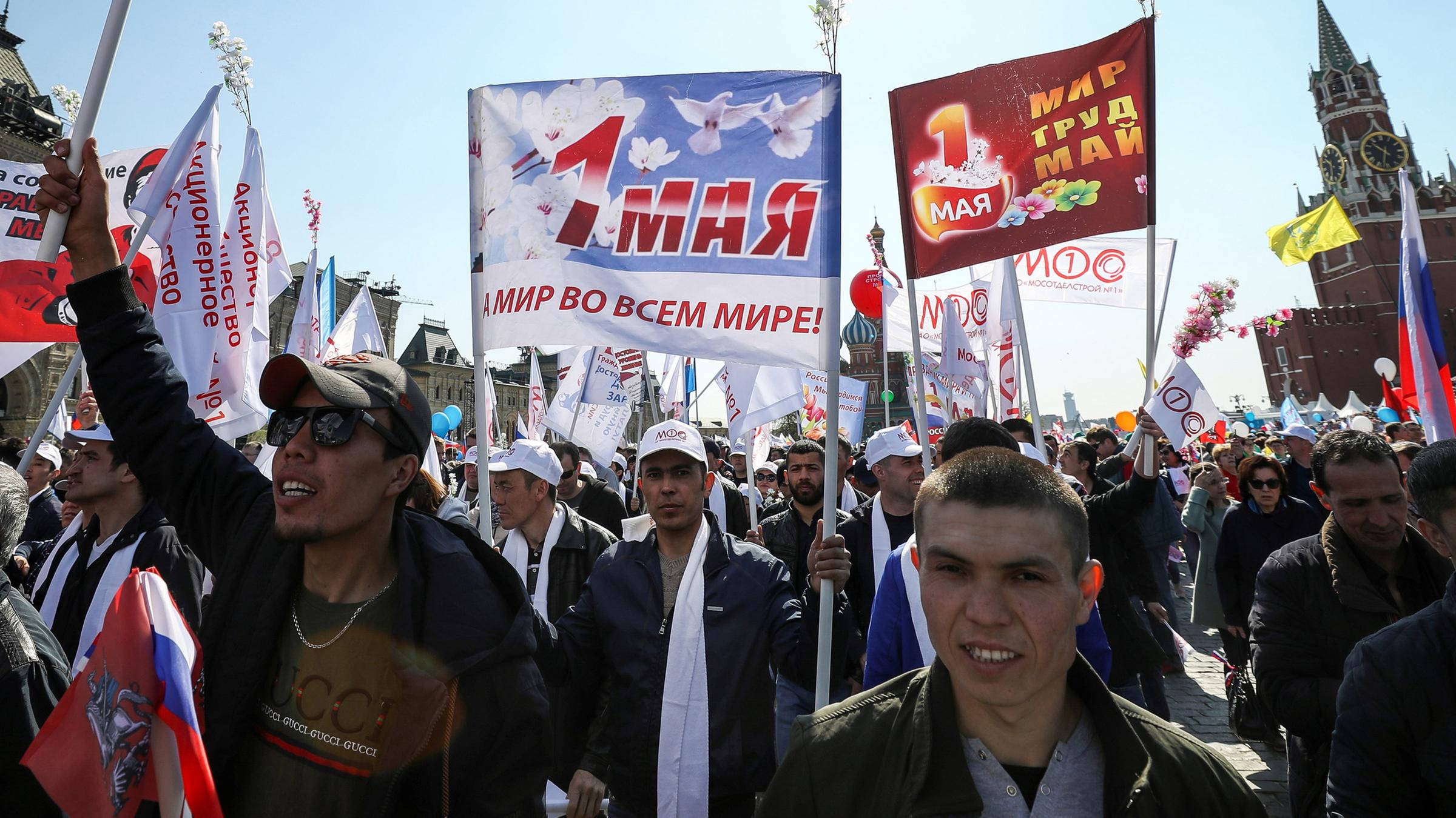 1. Mai-Demos: Russland