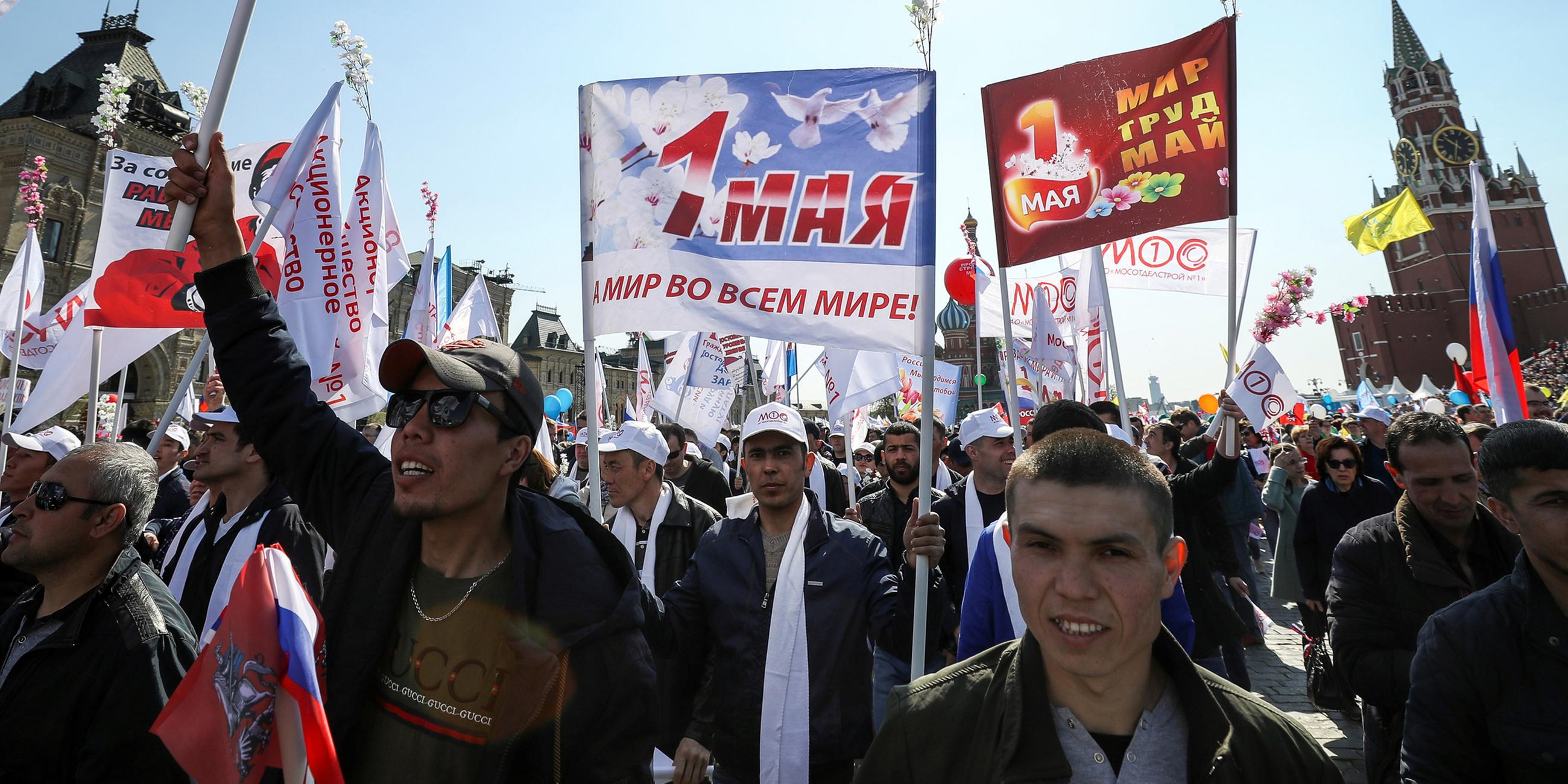 1. Mai-Demos: Russland