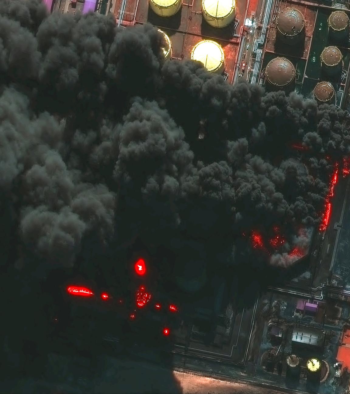 Russland, Ust-Luga: Angriff auf russisches Ölterminal - März  2026