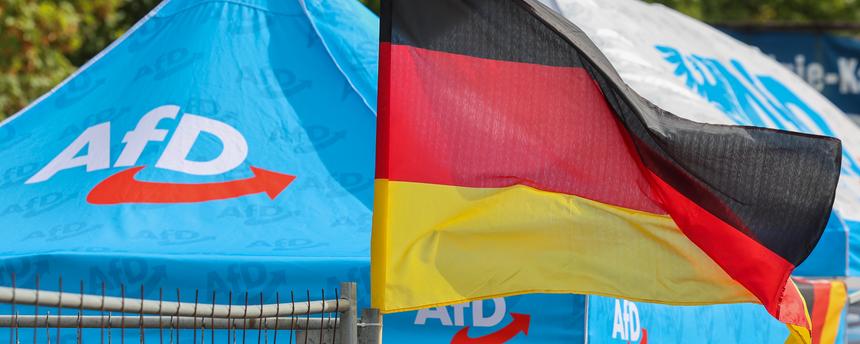 Wahlkampf der AfD mit Siegmund