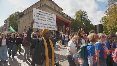 Demo in Sachsen