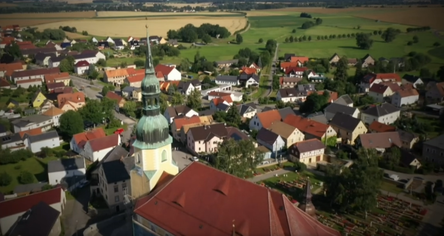 Vogelperspektive Sachsen