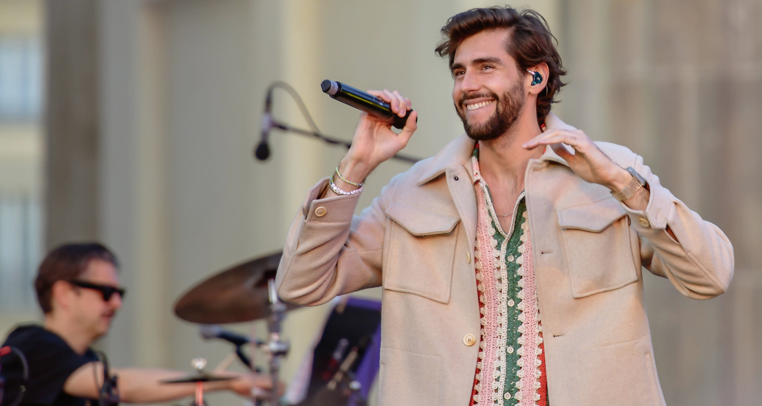 Alvaro Soler auf der Bühne