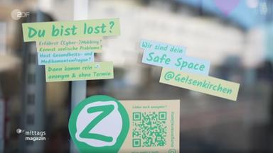 Sticker auf Apothekenfenster