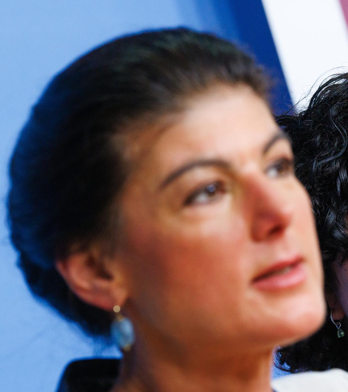 Sahra Wagenknecht und Amira Mohamed Ali vom BSW