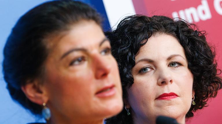 Sahra Wagenknecht und Amira Mohamed Ali vom BSW