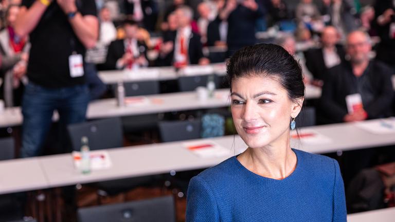 Sahra Wagenknecht auf Parteitag des BSW