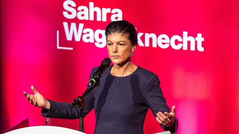 Archiv: Sahra Wagenknecht, aufgenommen am 12.02.2025 in Kassel