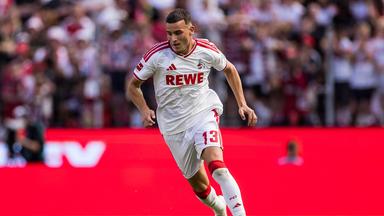 Fußballer Said El Mala vom 1. FC Köln am Ball im Spiel gegen Real Sociedad San Sebastian am 08.08.2026 in Köln.