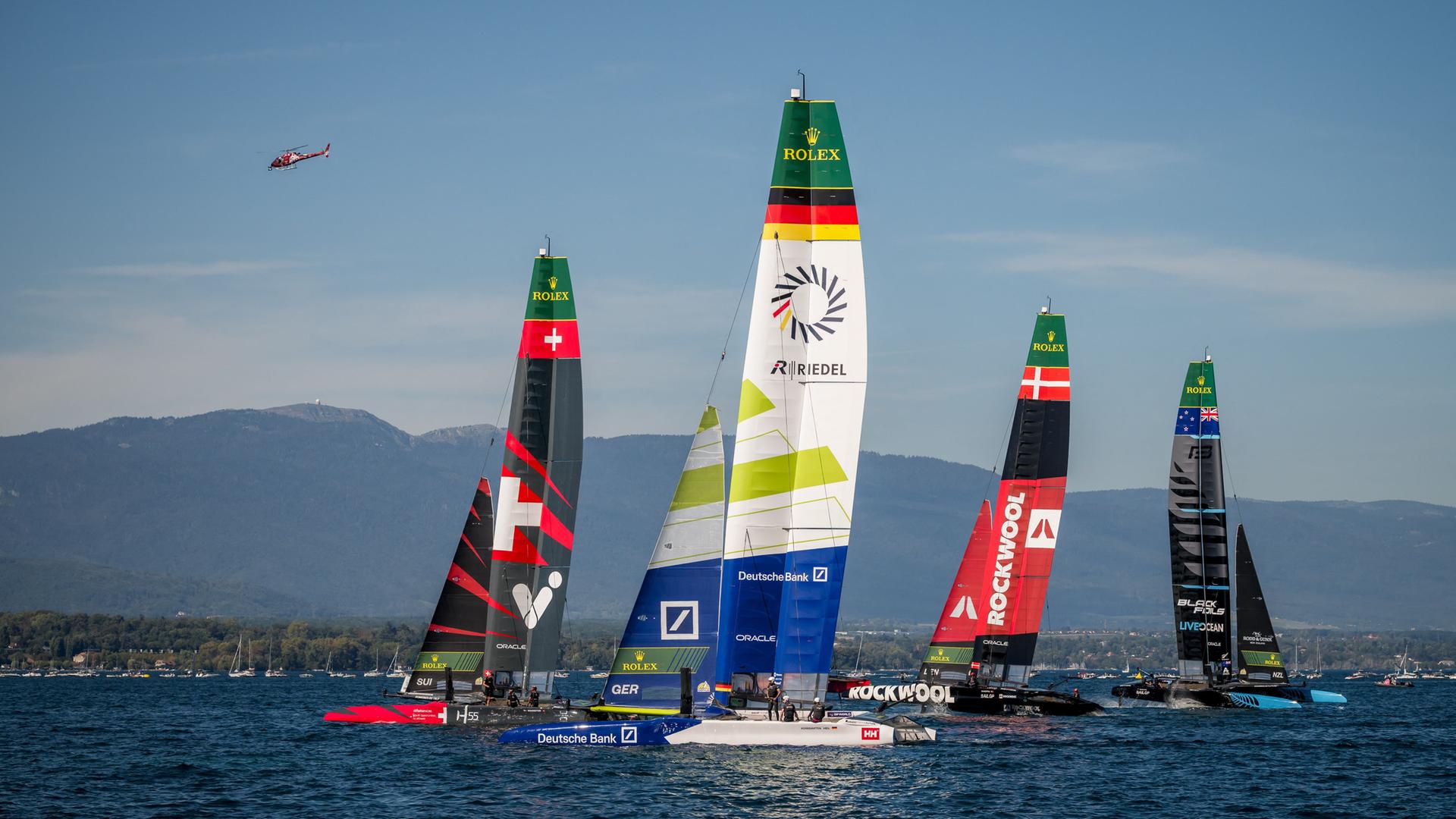 Sail GP auf dem Genfer See