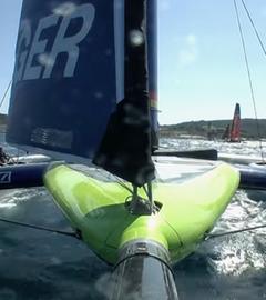 Das Team Germany beim Sail GP in St. Tropez.