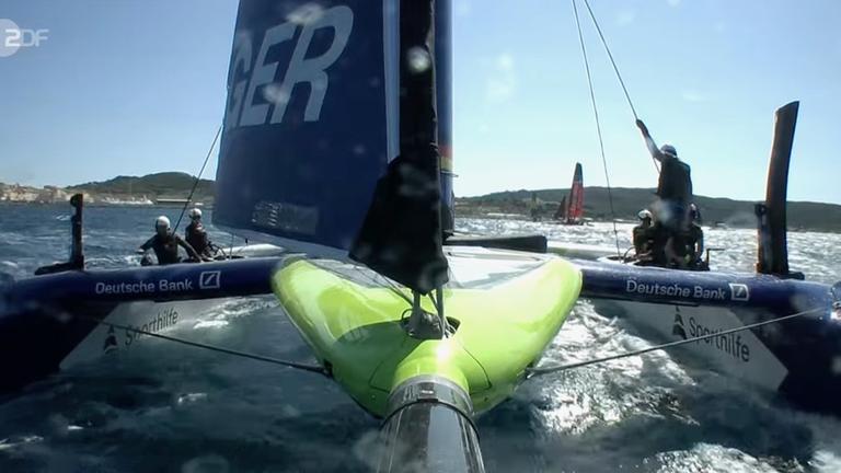 Das Team Germany beim Sail GP in St. Tropez.
