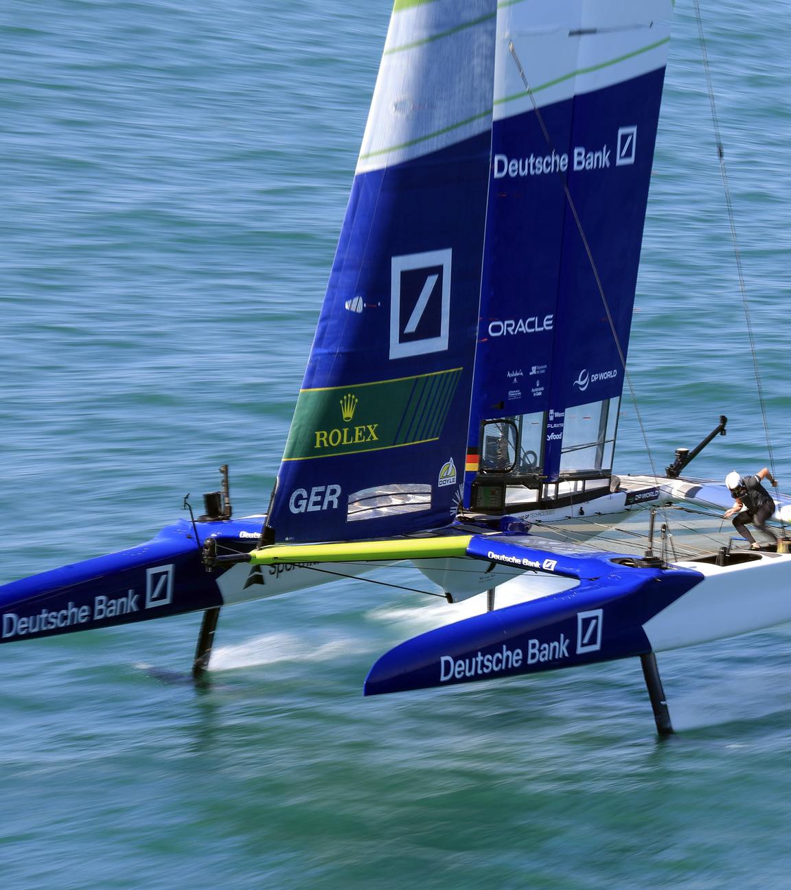 Team D beim SailGP in Cadiz
